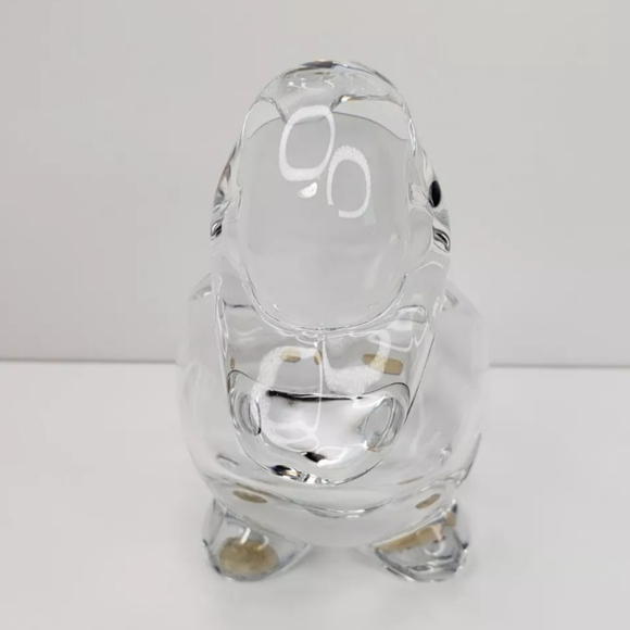 Art Vannes France Clear Crystal Duckling Trinket Holder Earrings Rings 4.5x4.5x3 - Picture 2 of 10